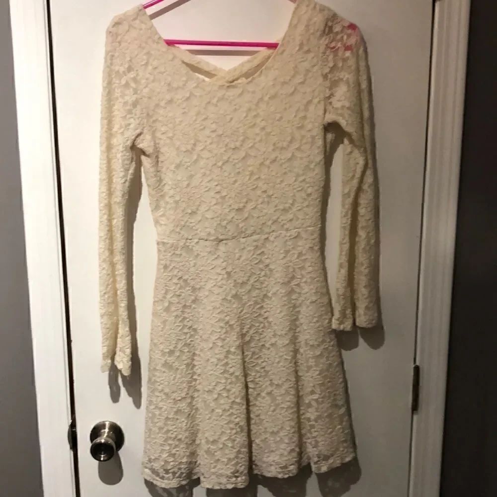 Charming Charlie lace overlay mini dress size S